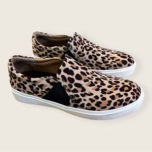 Women’s Size 9.5 Dr. Scholl’s Madison Sneaker - Slip-on, Leopard Print